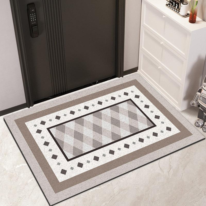 Light Luxury Simple Carpet Entry Door Thickened Silk Floor Mat Can Be Cut Into The Door Home Foot Mat Dirty Wear-resistant Door Mat
