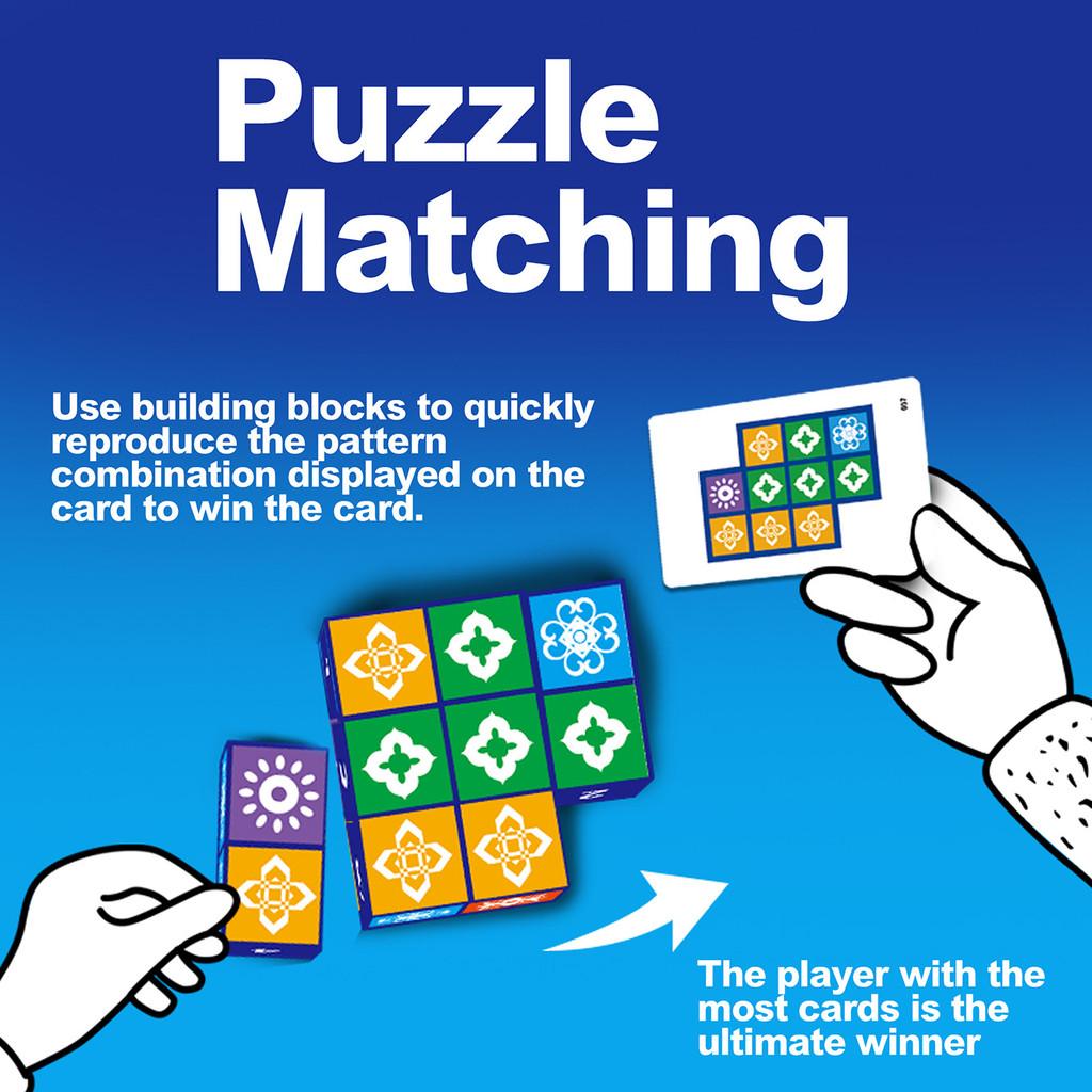 Uzzle Spatial The Logical Thinking Board Game Toy Interactive Props Kids Gift