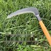 Manganese Steel Forged Large Scythe with Long Handle for Grass and Reed Cutting