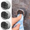 4PCS Bathroom Towel Storage Sucker Racks Wall Mounted Self Adhesive Plug Holder Hooks Round Kitchen Dishcloth Hanger Clip Organizer