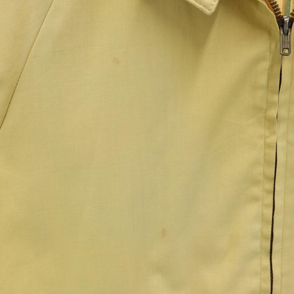 Sears 70s Vintage Talon Zip Swing Top Yellow PERMA PREST Men's Used