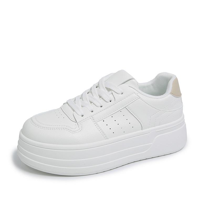 2025 Little White Shoes Women's Spring New Korean Version Ins Female Students Leisure Sports Versatile Board Shoes Street Shot BK6903