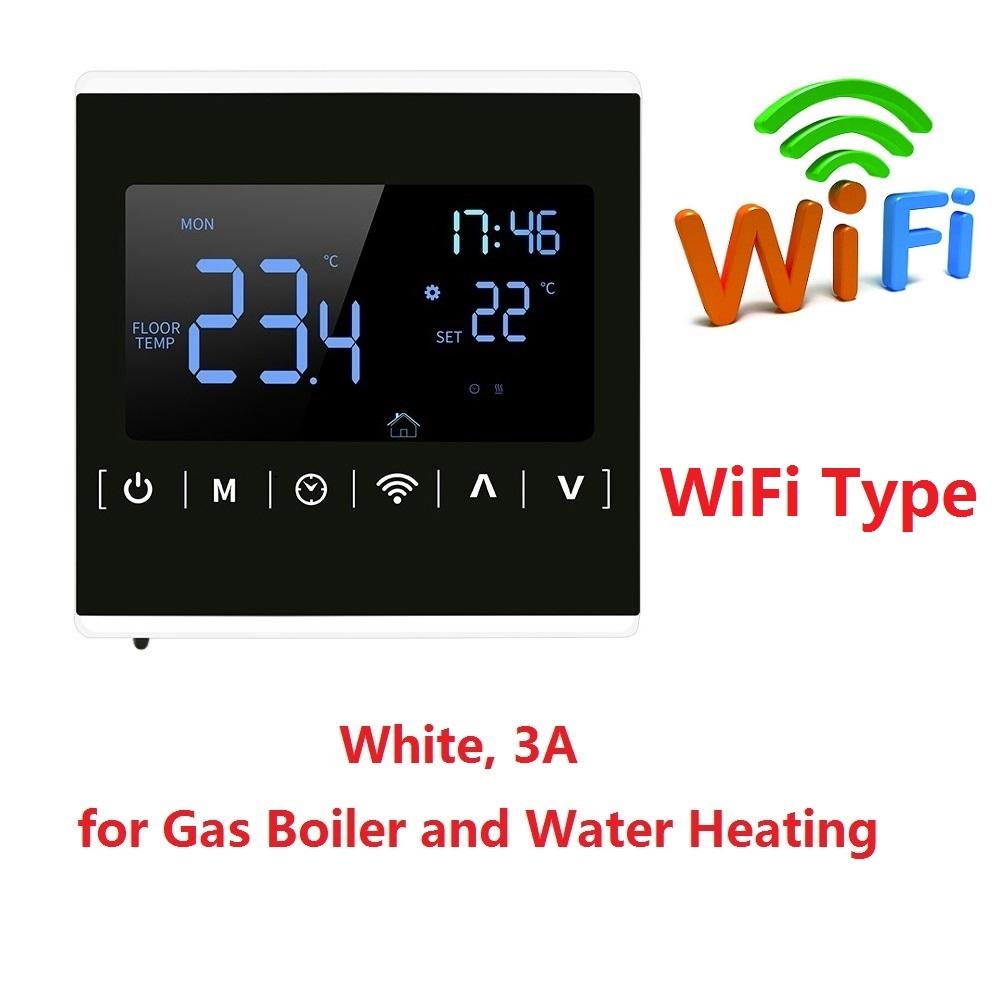 110V 220V Floor Warming Room Wifi Thermostat for Electric Gas Boiler Water Heating Voice Temperature Controller Fahrenheit