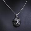 Retro Lion Head Pendant Necklace: European & American Hip-Hop Style Stainless Steel for Men