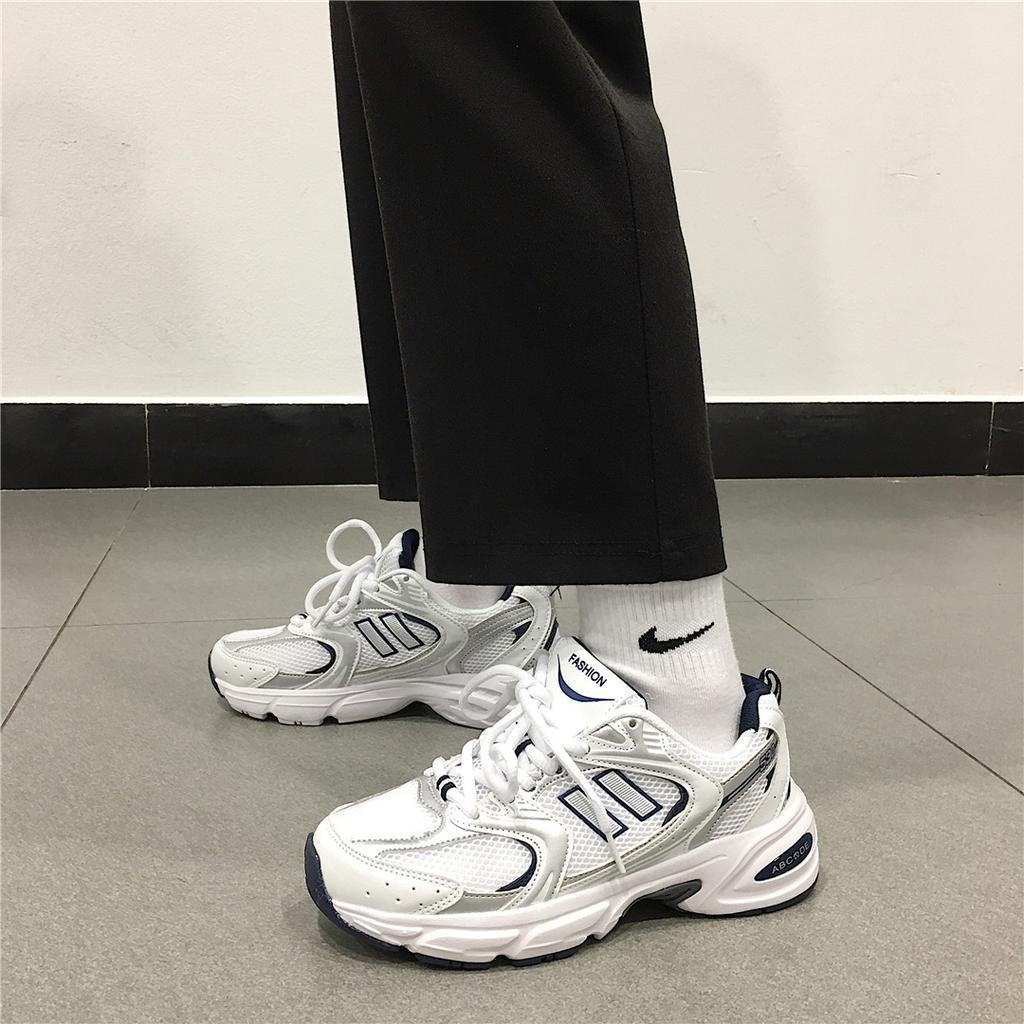 Summer new mesh breathable sneakers ins retro dad shoes student running shoes