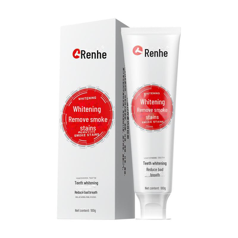 Renhe Whitening Toothpaste: Removes Bad Breath, Stains, Yellowing, and Tartar.