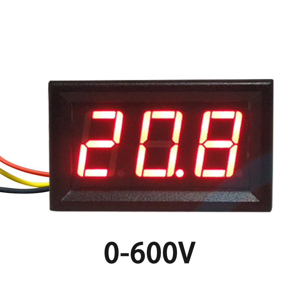 1.16'' DC 1-611V Digital Voltmeter Red Green Blue LED Display Voltage Meter Tester Detector 1 Wire DC 1.1-11V Supply Electricity