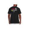 Under Armour Solid Logo Print Crew Neck T-Shirt Men Tops Black 1376275-001