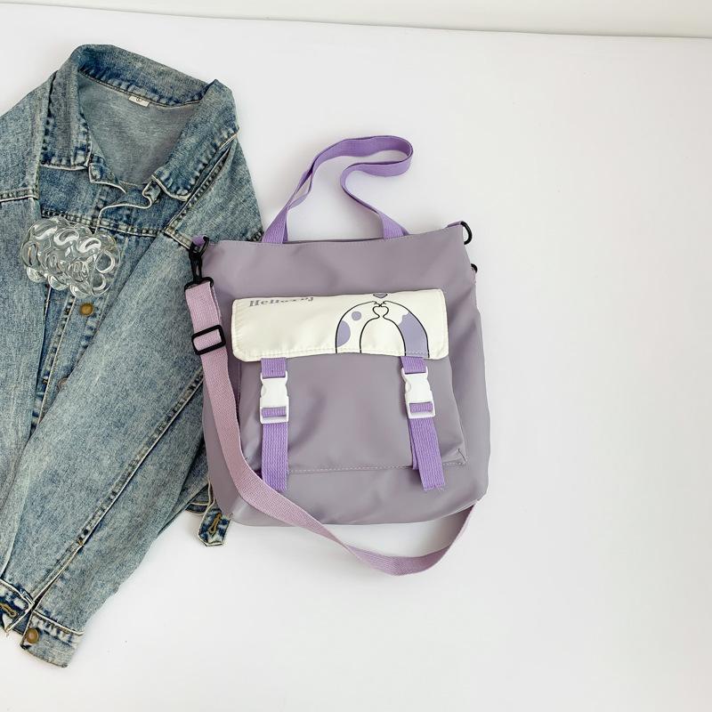 Personalized New Casual and Beautiful Ladies One-shoulder Crossbody Tote Bag Large Capacity Student Class Tutoring Bag Trend