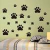 22Pcs/set Hot Vinyl Removable Wall Stickers Cat Dog Paws Refrigerator Decal Home Mural