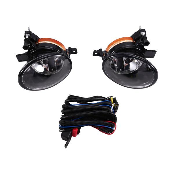 2 Pcs 5K0941699 & 5K0941700 Fog Light Kit with Wiring Harness for Volkswagen Touareg