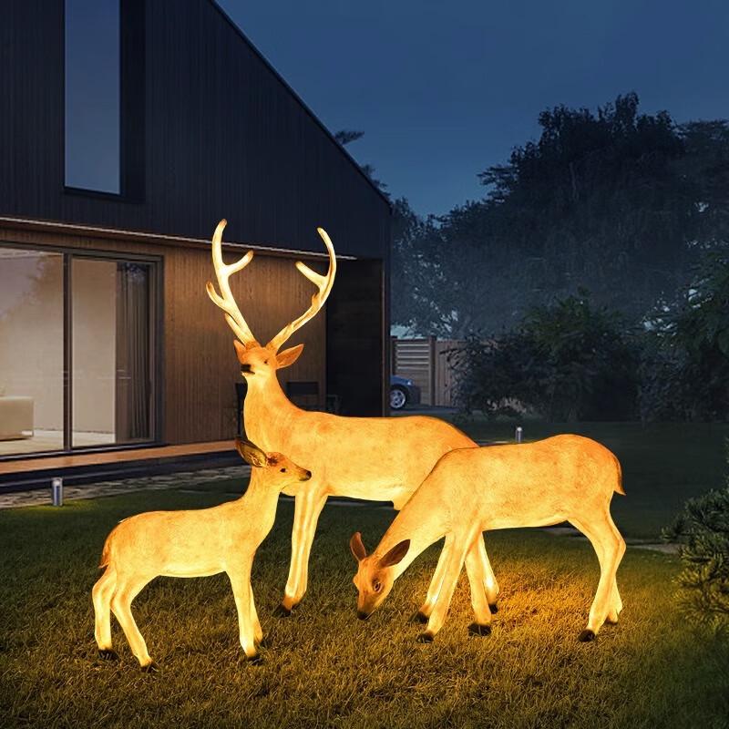 HEIXIE Luminous Sika Deer Landscape Light