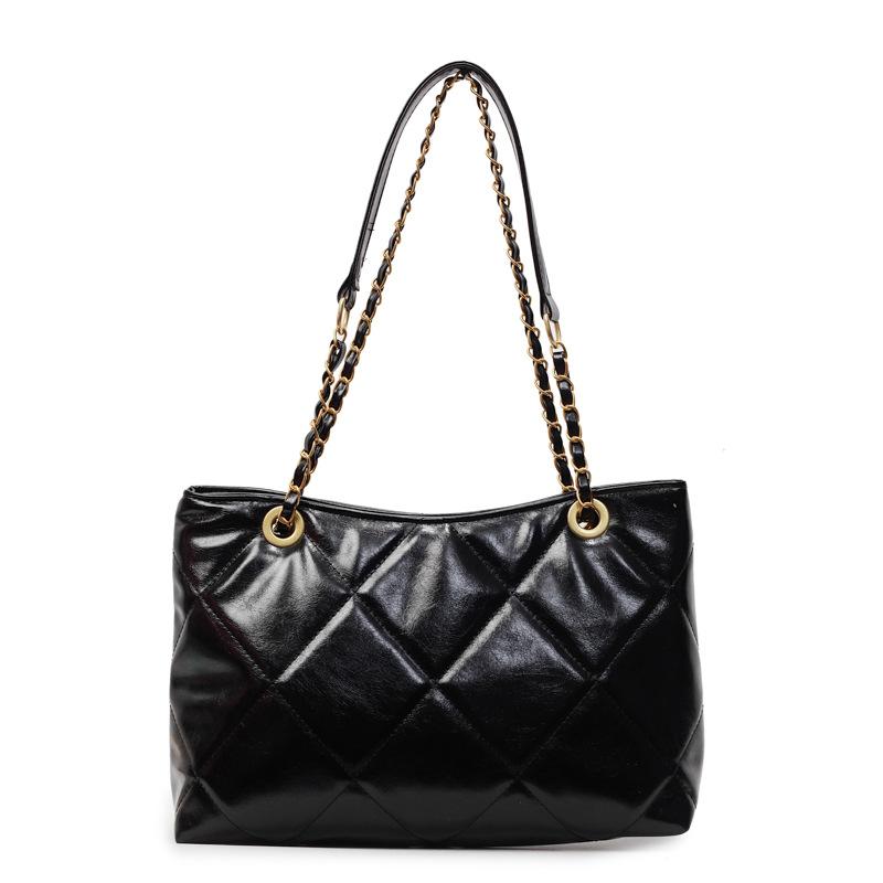 Summer New Simple and Fashionable Large-capacity Shoulder Bag Fashionable and Trendy Simple Underarm Bag Tote Bag Women