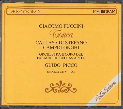 

CD GUIDO PICCO - Puccini Tosca MEL26028 MELODRAM Japan Obi Classical Used