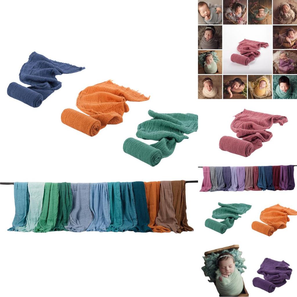 Baby Photography Wrap With Stretchy Cotton Fabric For Newborn Photo Shoots