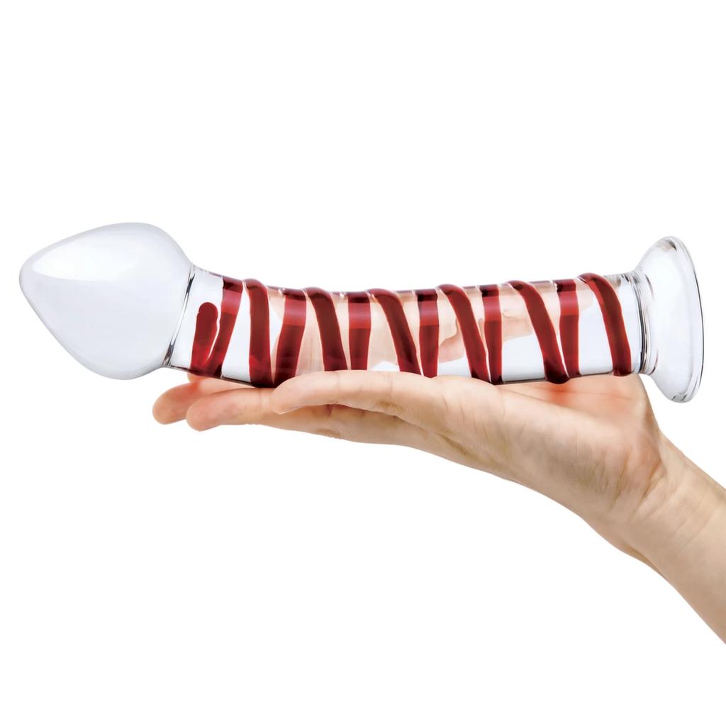 Glass dildo - Glas Mr. Swirly 20.3 cm