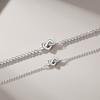 Minimalist Couple Bracelets Interwoven Heart Design Matching Set For Him And Her Understated Gift