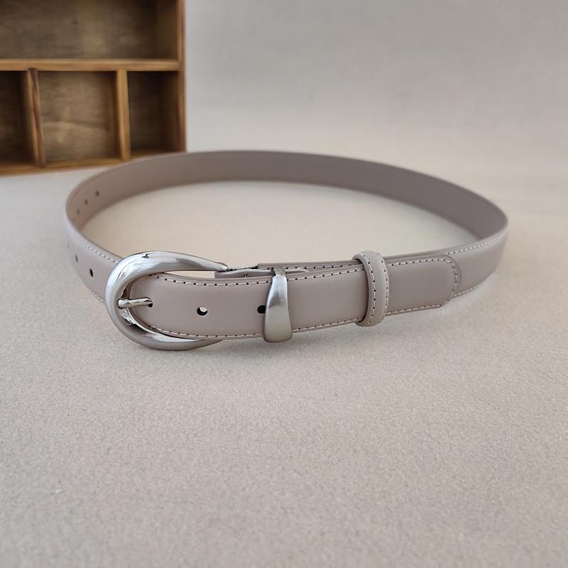 Style Womens Minimalist Waist Belt Metal Pin Buckle Dress Suit Shapewear Belt