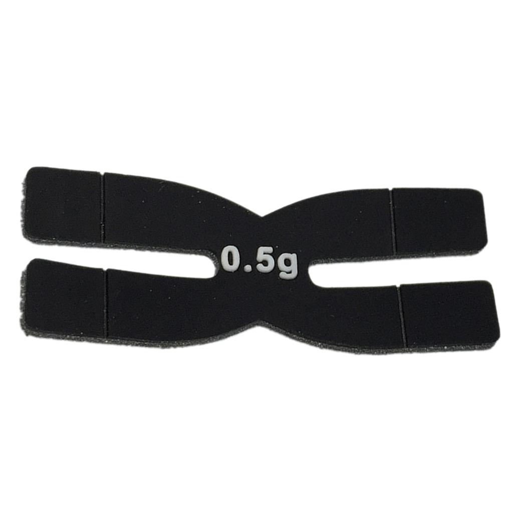 3 st 0,5 g Racket Huvud Balansvikter Badmintonracket Vikt H-formad Tennisracket Vikt Badminton Sporttillbehör
