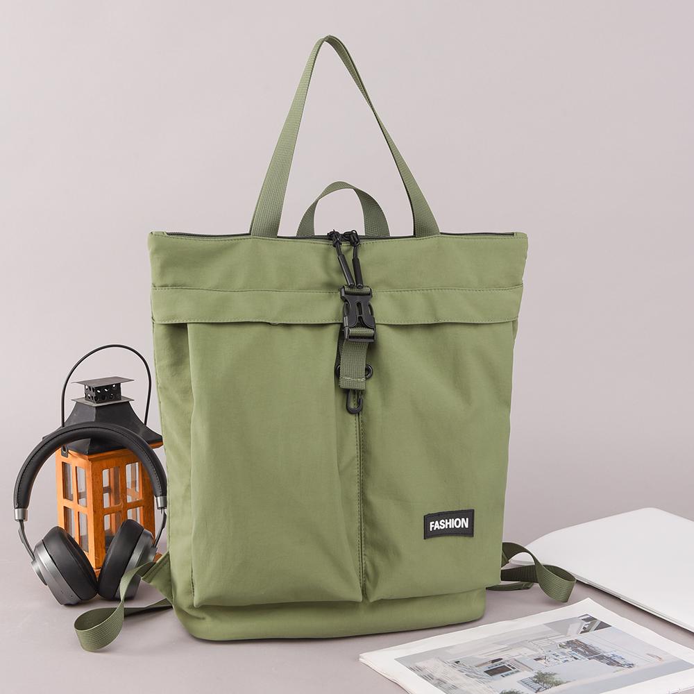 Dual-use Backpack Men Women Large Capacity Shoulder Tote Bag Handbag Lightweight Water-repellent Travel Backpack