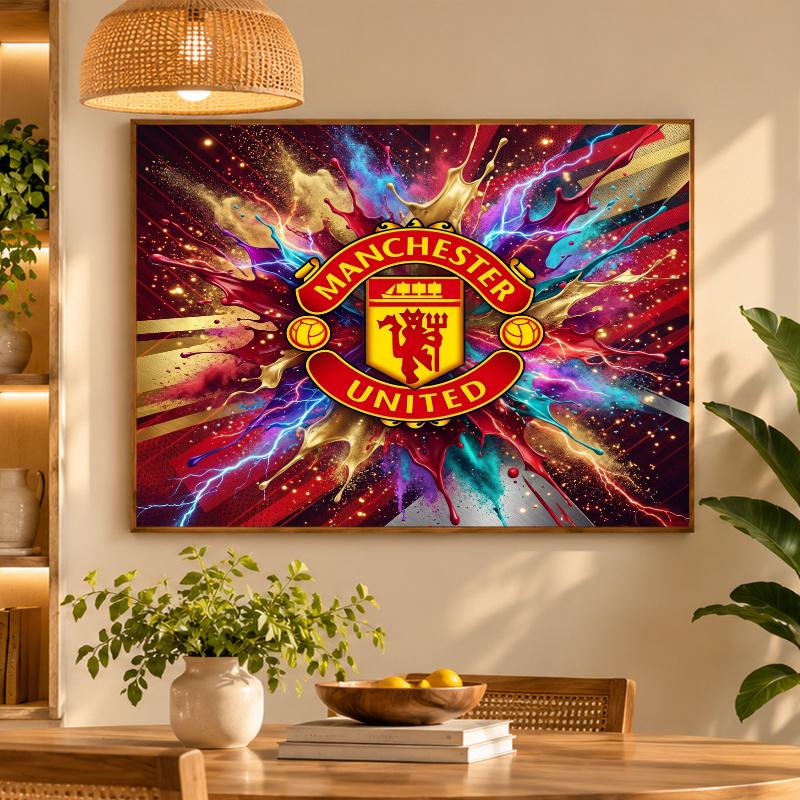5D Diamond Painting Manchester United DIY Full Drill Diamond Art Kit Home Decoration