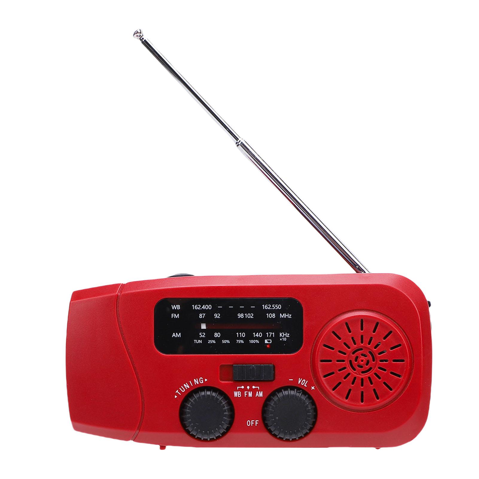 

Солнечный радиоприемник многофункциональный перезаряжаемый с ручным приводом аварийный радиоприемник для кемпинга, пешего туризма, ситуаций выживания