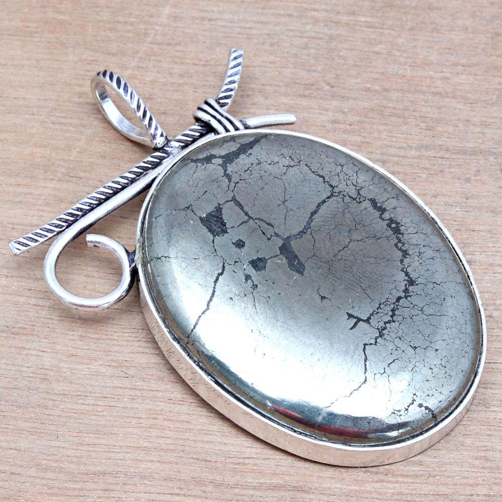 Pendant Appatchi Gold Gemstone Handmade Mother's Day Gift Silver Jewelry 2"