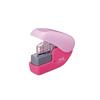 Plus Paper Clinch Mini Stapleless Stapler, Pink SL-104NB 31-113