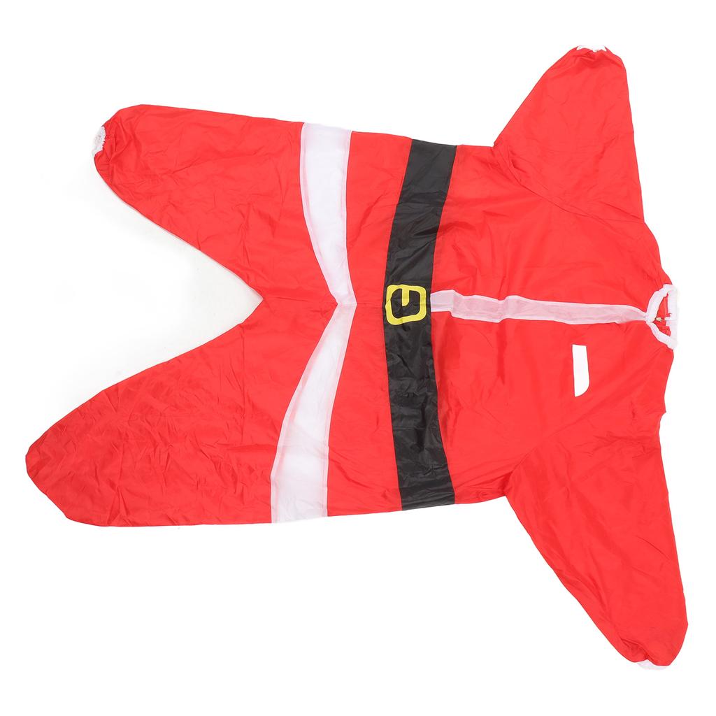 Inflatable Santa Suit Vivid Colors Battery Powered Inflator Polyester Inflatable Christmas Suit for