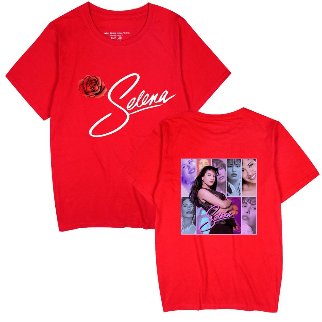 Singer Selena Quintanilla TShirt Women Short Sleeve Cotton Tshirts Casual Summer ONeck Cool Tees Shirt