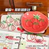 Trombones en forme de tomate Décoration Scrapbooking Cadeau