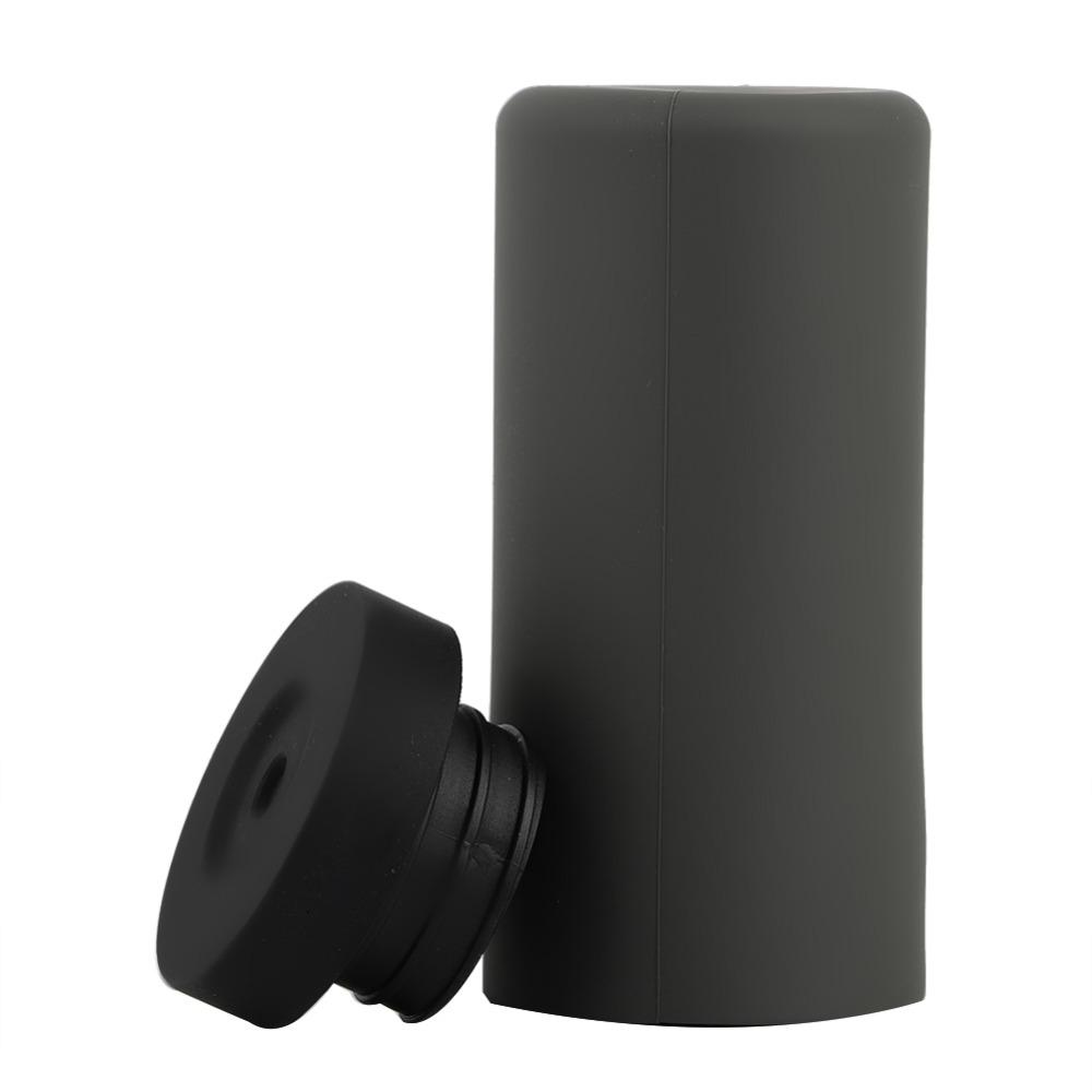 Grauer Flüssigkeitsspender Silikon Silikon Shampooflasche Silikon Quetschflasche Lotion Spender