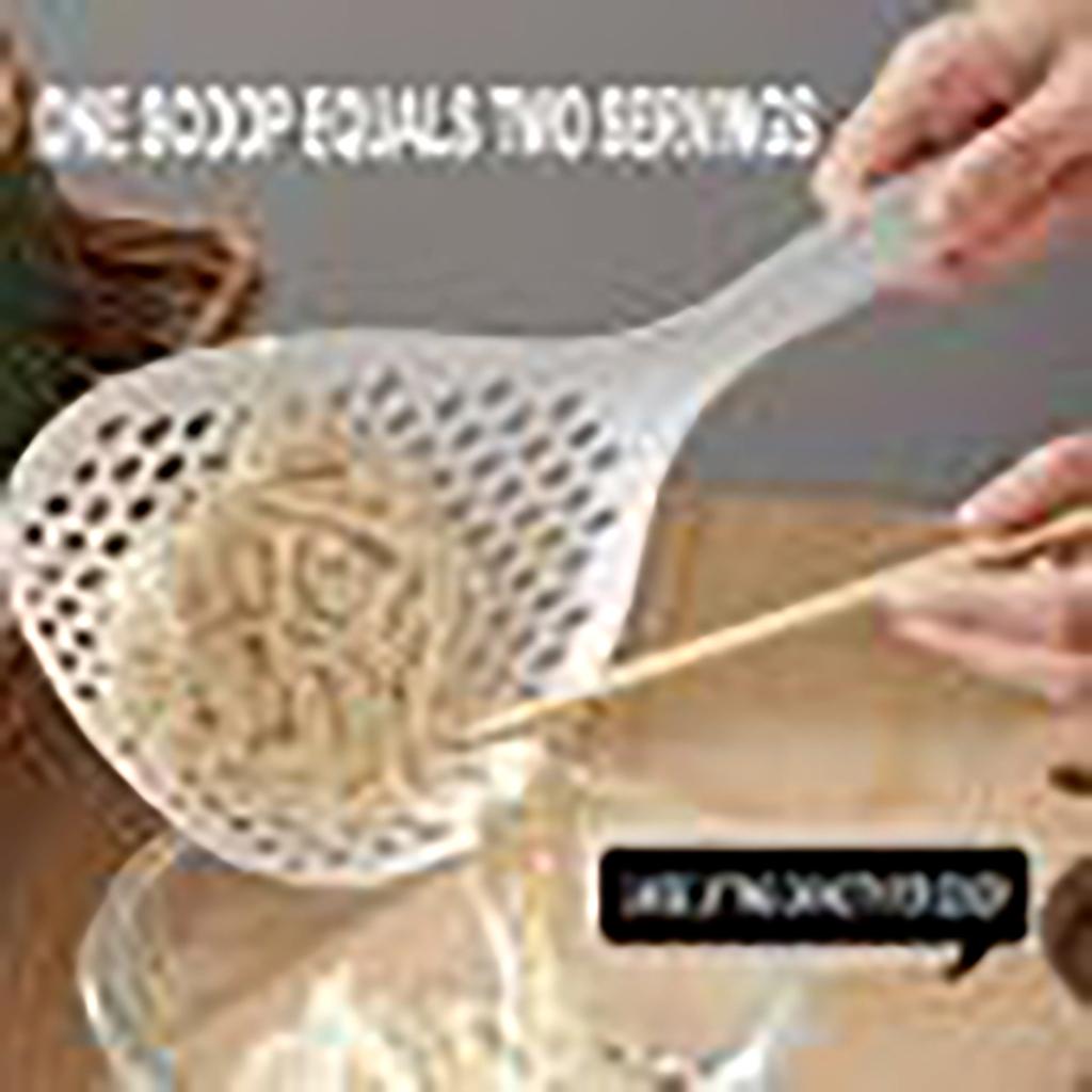 Household High Temperature Resistant Large Colander Kitchen Long Handle Non- Fishing Spoon