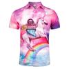 Cămașă Hawaiiană de Plajă pentru Bărbați Imprimeu 3D Animal Amuzant Tricou Top Casual cu Mânecă Scurtă Butonată Cămași Aloha de Vacanță Streetwear