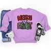 Christmas Merry And Bright Print Sweatshirts For Women