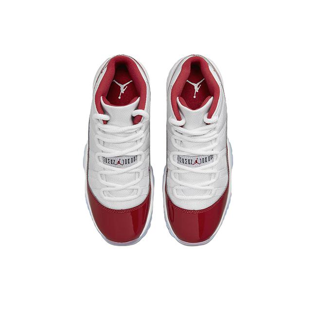 Air Jordan 11 Retro GS Cherry Dětské tenisky Bílá Černá Varsity-Red 378038-116