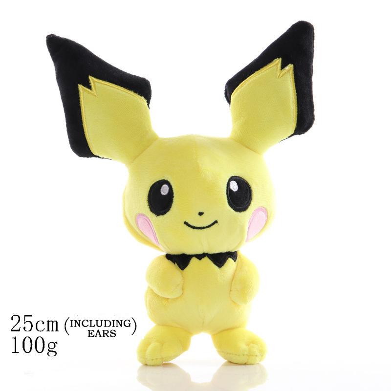 

Pichu Plush Toys Adorably Pikachu Stuffed Doll Raichu Peluche Kawaii Japanese Anime Hobbies Toys Exquisite Gift for Fans