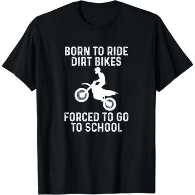 Supercross Forced To Go To School Motocross Dirt Bike T-Shirt