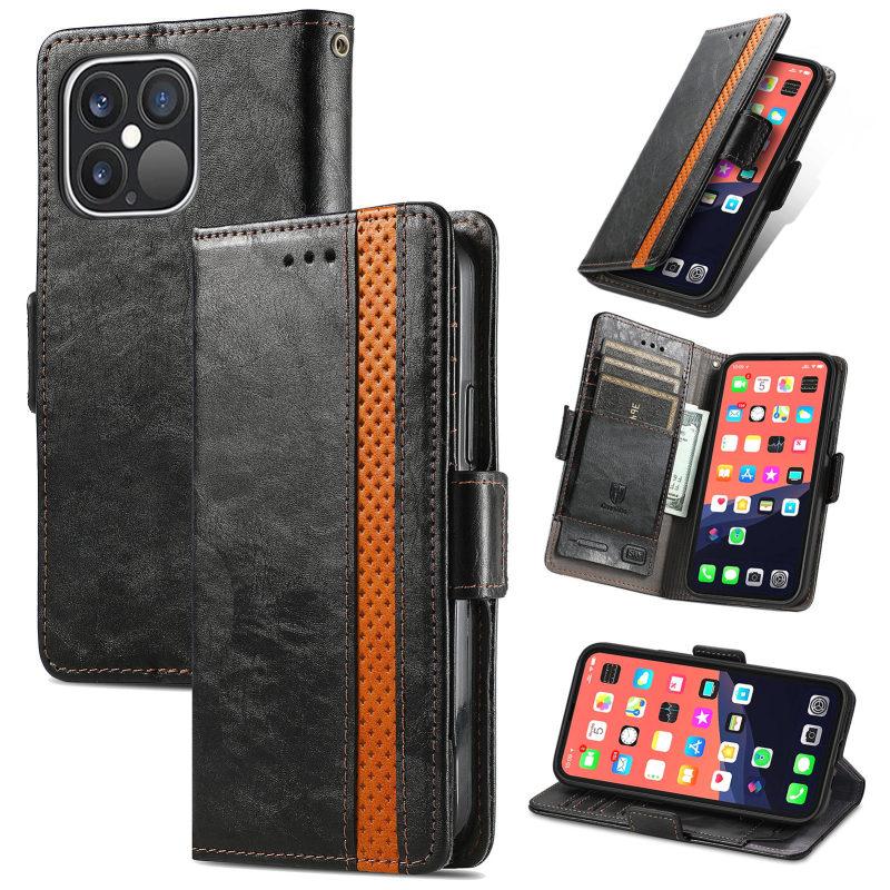 Folding Screen Flip Business Phone Case Phone Cover Compatible For 13 6.5/ 13 Pro/ 12 Pro Max/ 12/12