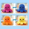 Mood Octopus Reversible Plush Toy  Soft Stuffed Simulation Octopus Doll Cute Stuffed Toy Baby Gift