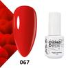 GELPOLISH Nail Art Set: Base, Top Coat, Transparent & White Gel Polishes