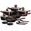 Berlinger Haus Bh-1537 Forest Line Granite Cookware Set