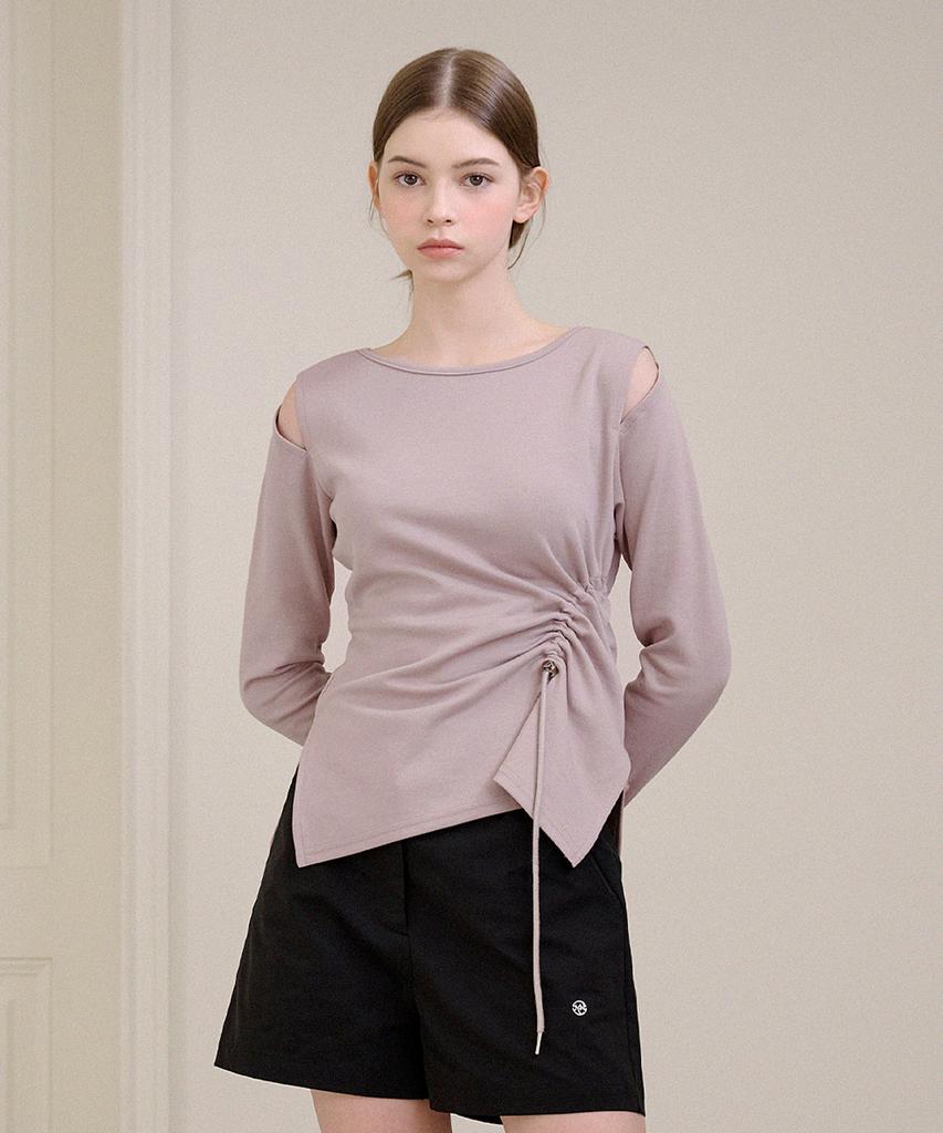 MICANE Lulve Cut-Out String Tee