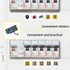 70 stk/sett Elektrisk panelmerkelapper | Hvit Strømfordelingsboks Elektrisk Skjermpanel Strømbryter Påminnelsesklistremerker Praktisk