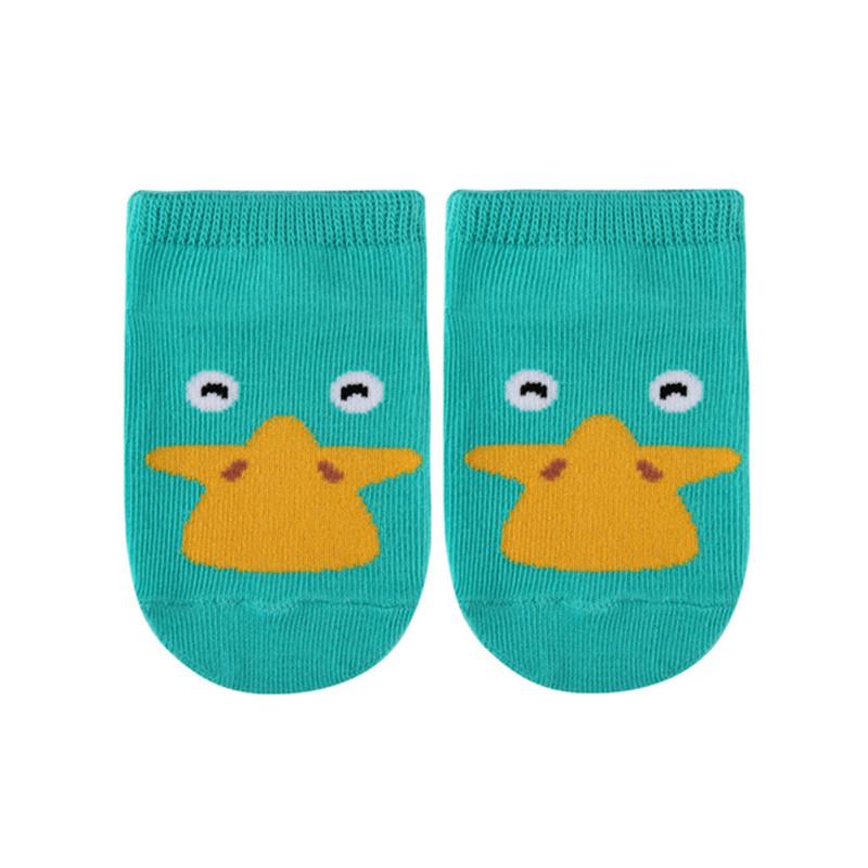 

1 Pair Children Socks Cute Cartoon Printed Baby Non-slip Socks For 0-4 Years Old S,0-2years