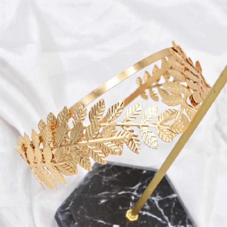 Halloween Kopfschmuck Blatt-Haarbänder Braut Griechisches Blumiges Haaraccessoire für Kostümpartys Modischer Look