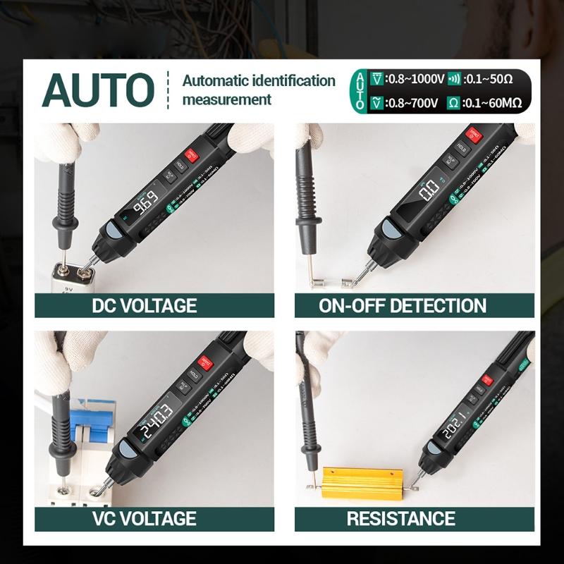 Aneng A3008 Digitales Professionelles Multimeter 6000 Zählungen Kondensatortester Min. Elektrische Instrumente AC / für DC-Spannung