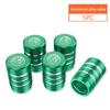 RXDMV1 5Pcs Car Tire Valve Caps Auto Tyre Air Stem Dust Cover for Car Styling For Alfa Romeo Giulietta Giulia GT Mito Brera F1 Stelvio