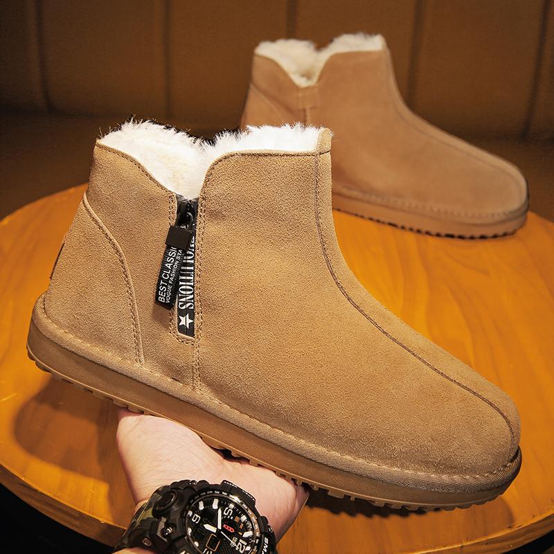 Fashion2024 Men Winter Snow Boots Warm Waterproof Sneakers Outdoor Activities Fishing Boots Male Footwear Men Shoes Fishing Boots Men