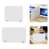 PVC Desktop Partition Panel Board Guard Shield Barrier White Shatter Resistant